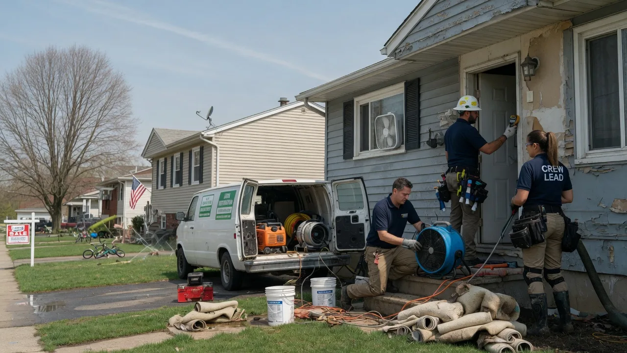 Flood Cleanup in Columbia, CT near me