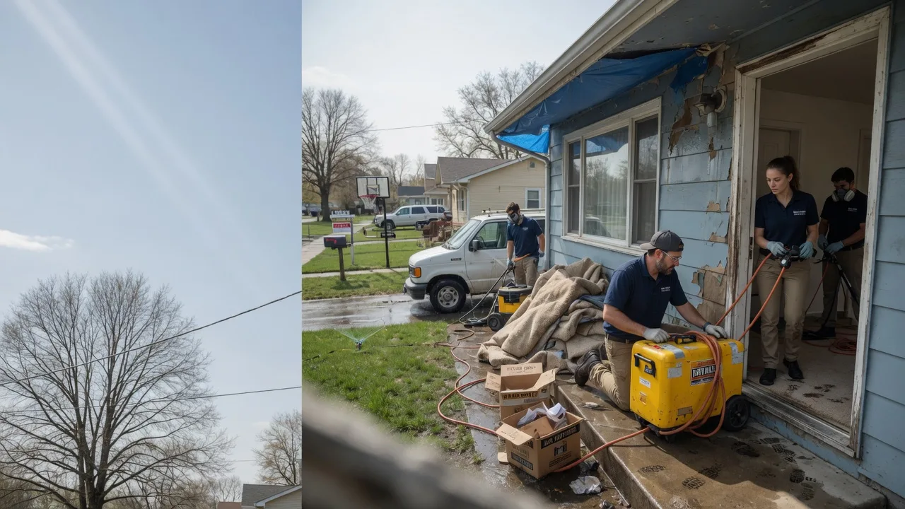 Basement Flood Cleanup in Columbia, CT near me